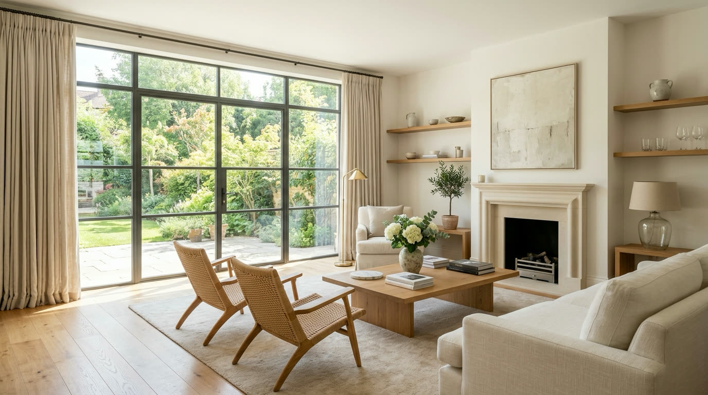 A dry, restored Tampa living room